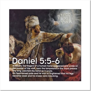 Daniela 5:5-6 Posters and Art